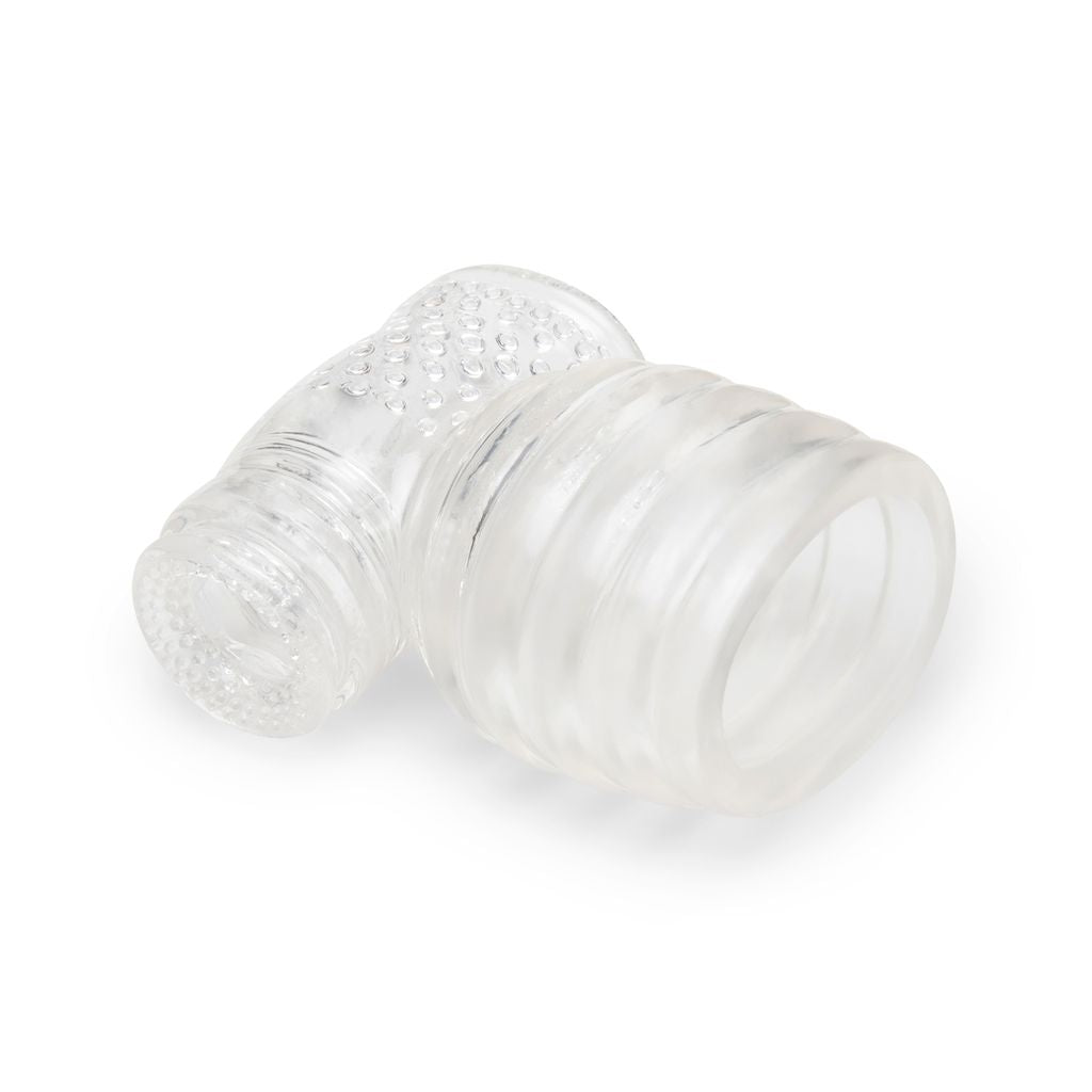 TESTER - LE WAND CLEAR MALE MASTURBATOR WAND ATTACHMENT