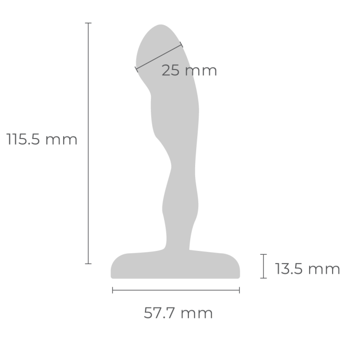 TESTER - STAINLESS STEEL PROSTATE PLUG