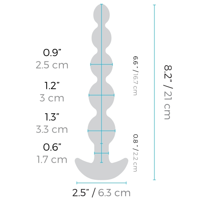 TESTER - CINCO ANAL BEADS | BLACK