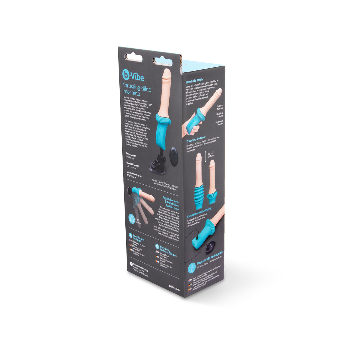 b-Vibe Realistic Thrusting Dildo Machine