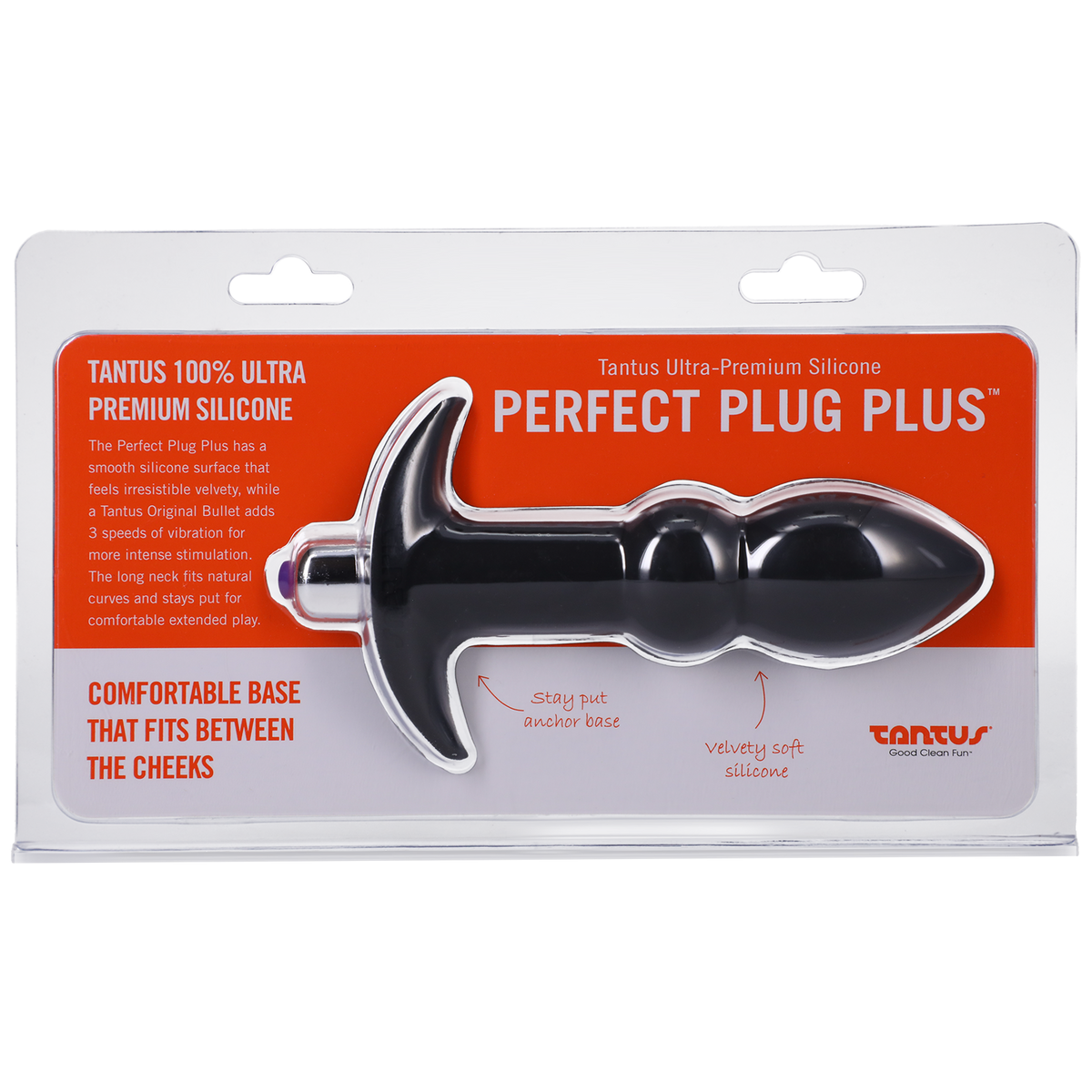 Perfect Plug Plus Vibe Black - Sexy Living
