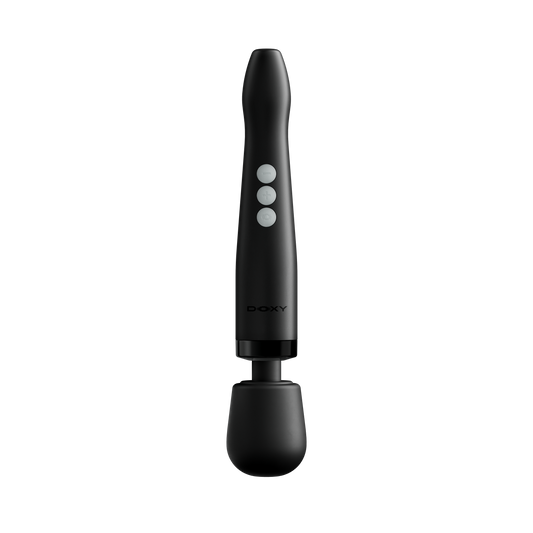 Doxy Die Cast Compact Cordless Wand Massager (Matte Black)