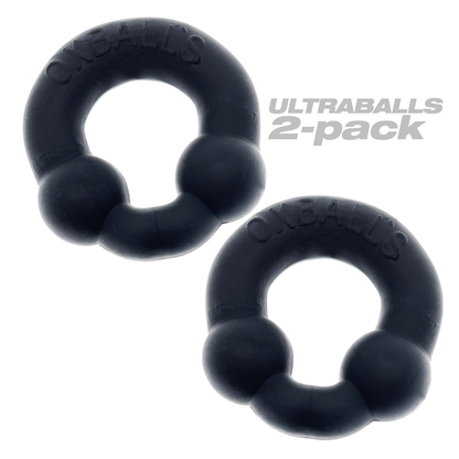 ULTRABALLS, 2-pack cockring - PLUS+SILICONE special edition - NIGHT - Sexy Living