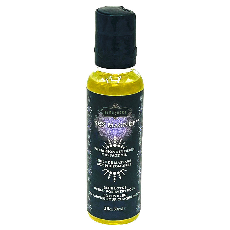 TESTER - SEX MAGNET Pheromone - Blue Lotus  Massage Oil 2oz