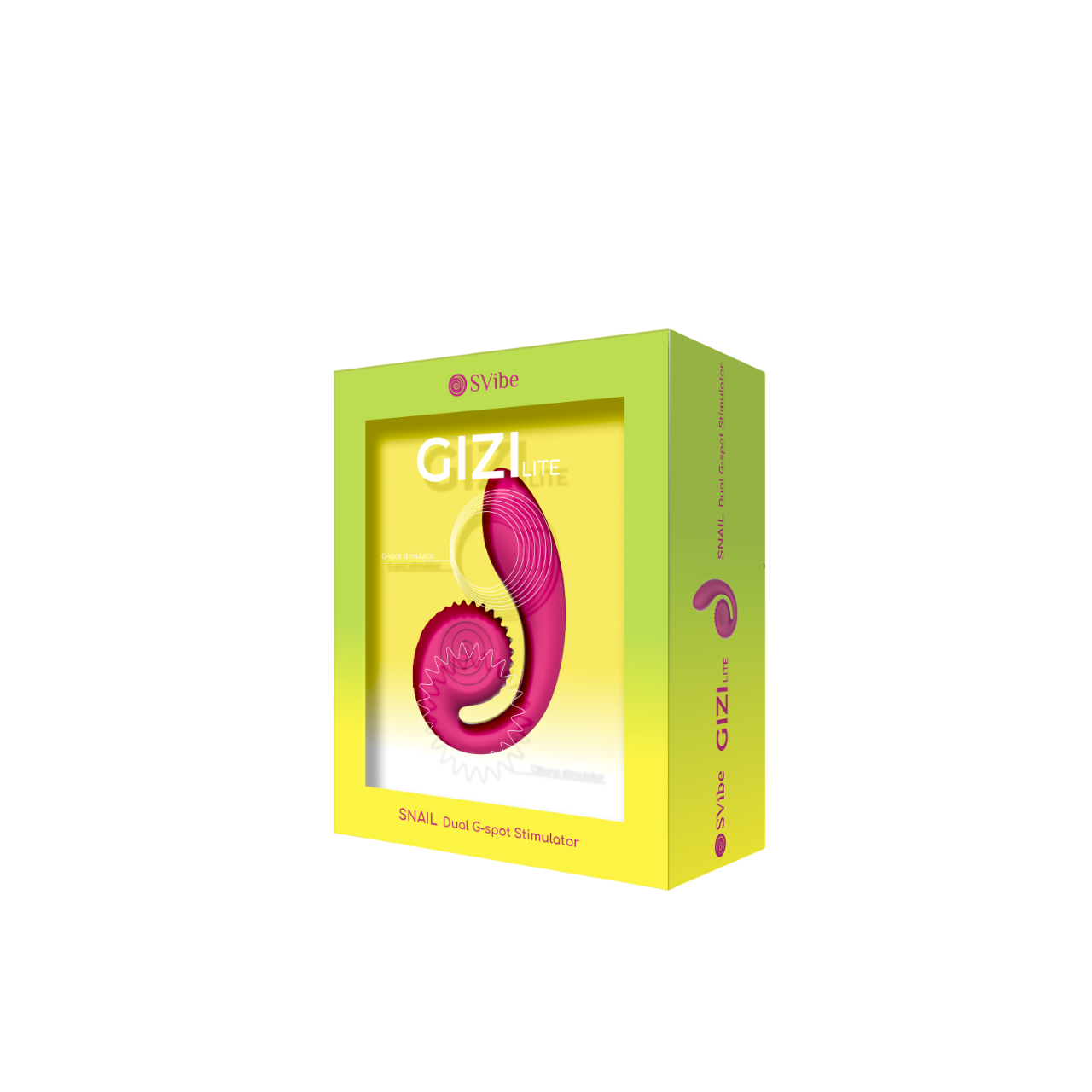SVibe Snail GIZI Lite vibrator, sweet dragonfruit