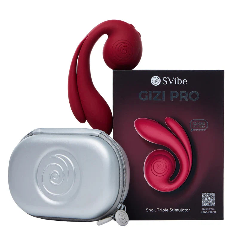 SVibe Snail GIZI PRO vibrator, bordeaux