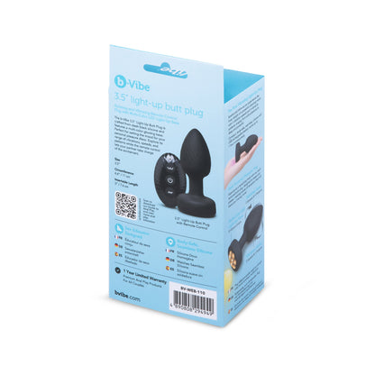 TESTER - B-VIBE LIGHT UP BUTT PLUG