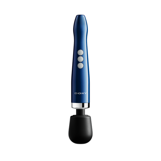 Doxy Die Cast Compact Cordless Wand Massager (Blue)
