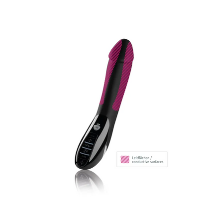 Mystim Tickling Truman eStim Vibrator, Black Edition