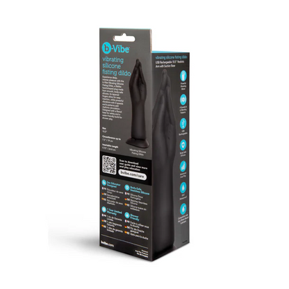 VIBRATING SILICONE FISTING DILDO