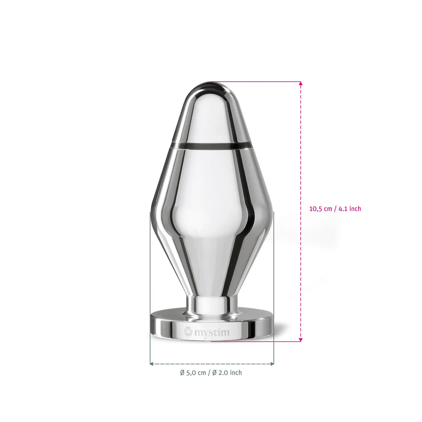 Mystim John Buttplug L, (Mystim Roundplug)