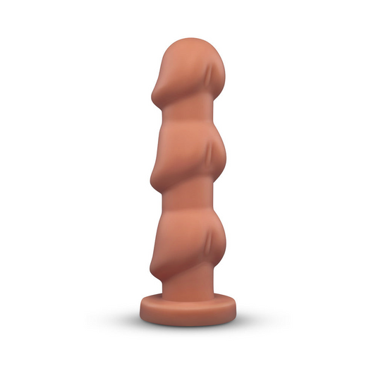 b-Vibe Headz 10.5" Multi-Bulb Dildo with Flared Base