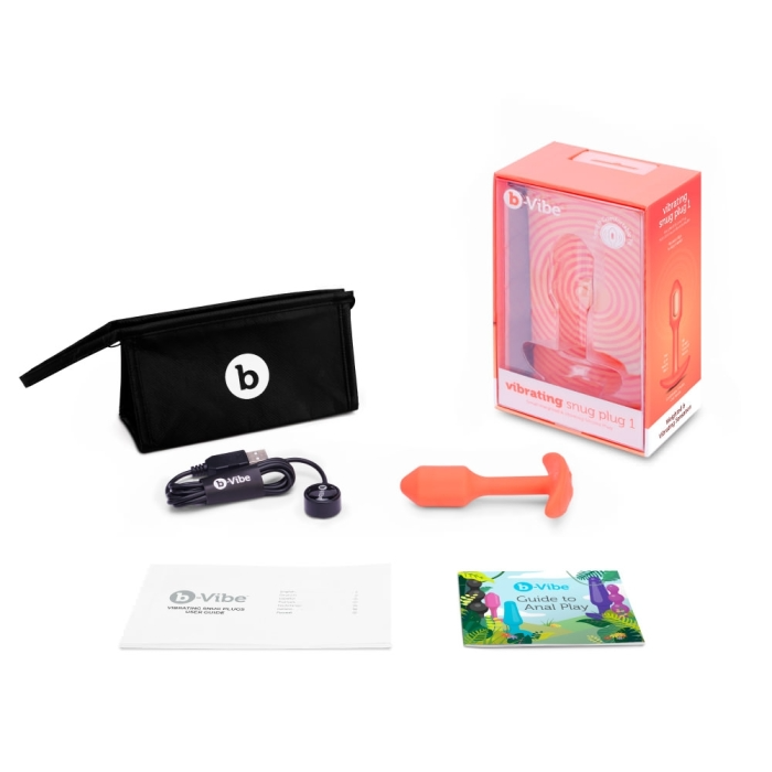 TESTER - VIBRATING SNUG PLUG | S | ORANGE