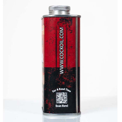 Cock Oil Water-Based Lubricant – Metal Can with Inner Plastic Liner 9 oz