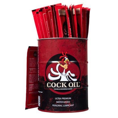 Collector’s Edition Cock Oil Branded Drum – With 25 Foil Packets