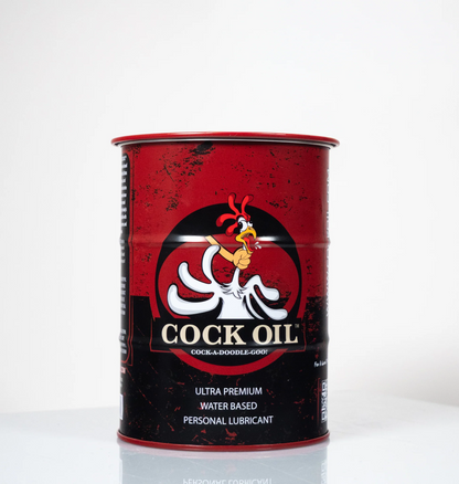 Collector’s Edition Cock Oil Branded Drum – Empty