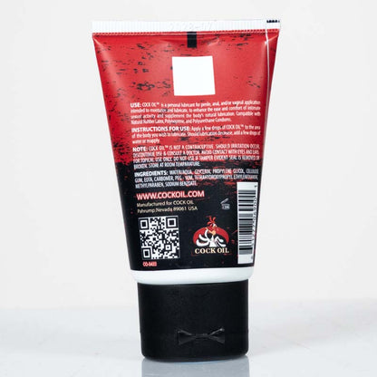 Cock Oil Water-Based Lubricant – Squeeze Tube 2 oz