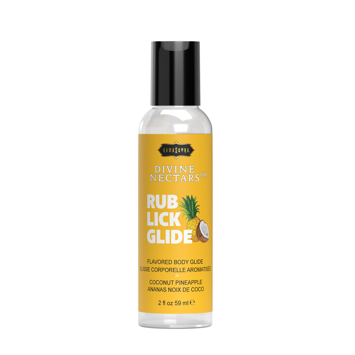 Divine Nectars Flavored Body Glide Coconut Pineapple 2 fl oz