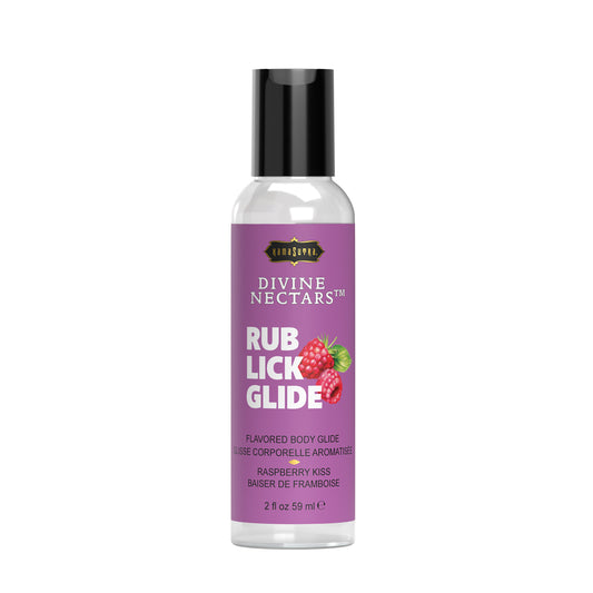 Divine Nectars Flavored Body Glide Raspberry Kiss 2 fl oz
