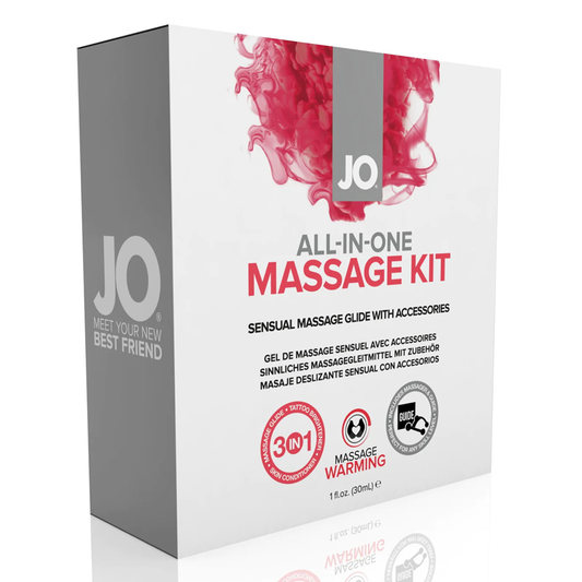 JO All-In-One Massage Glide Kit  - Warming - Gift Set - Sexy Living