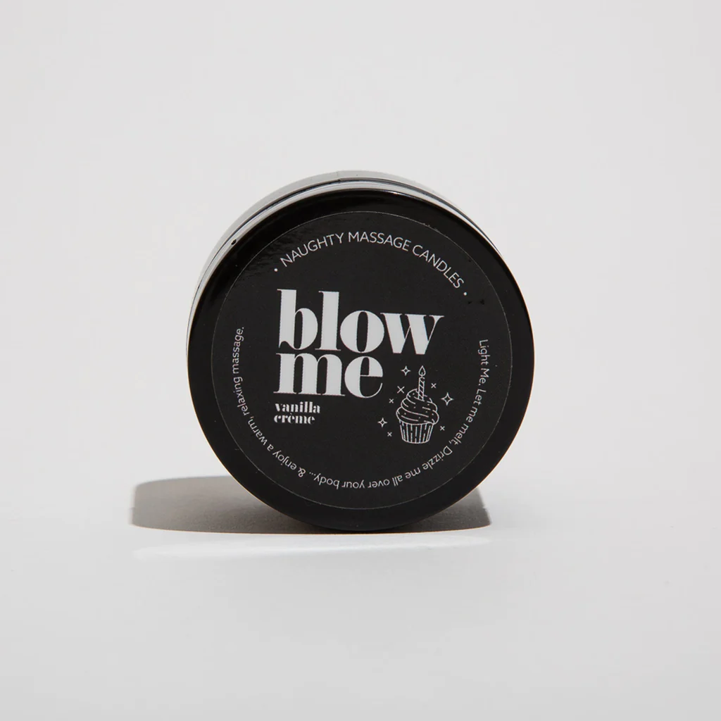 BLOW ME - NAUGHTY MINI MASSAGE CANDLE - Sexy Living