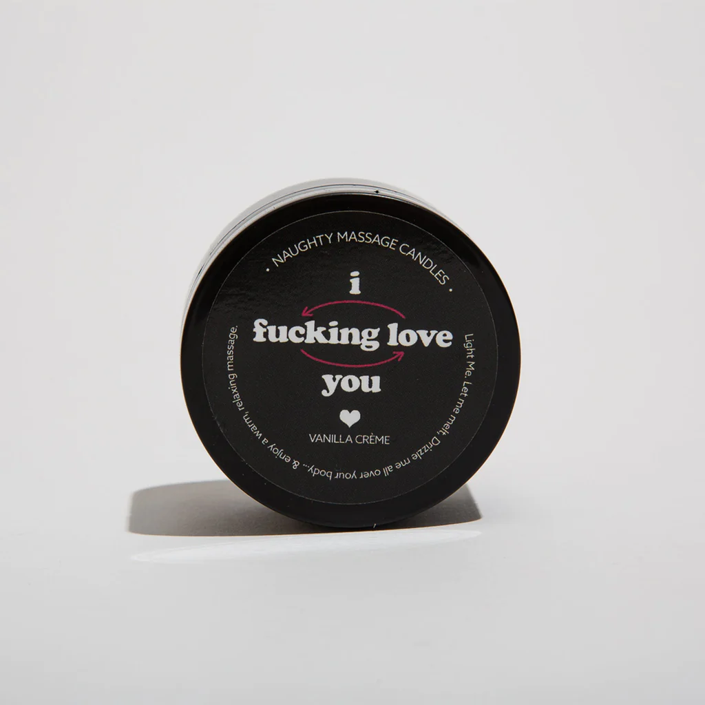 I F*CKING LOVE YOU - NAUGHTY MINI MASSAGE CANDLE - Sexy Living