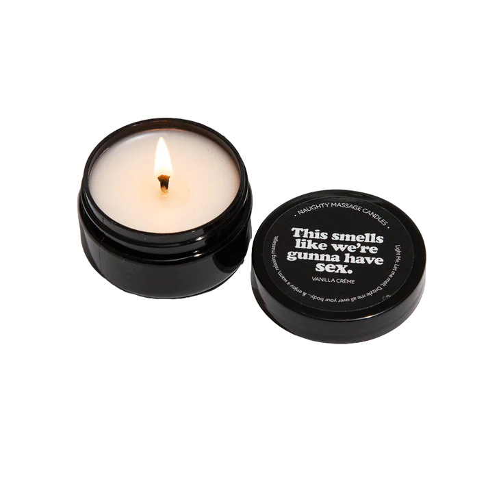 THIS SMELLS LIKE WE'RE GUNNA HAVE SEX - NAUGHTY MINI MASSAGE CANDLE - Sexy Living