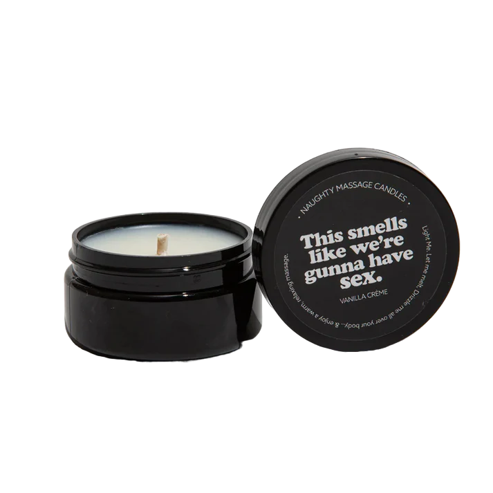 THIS SMELLS LIKE WE'RE GUNNA HAVE SEX - NAUGHTY MINI MASSAGE CANDLE - Sexy Living