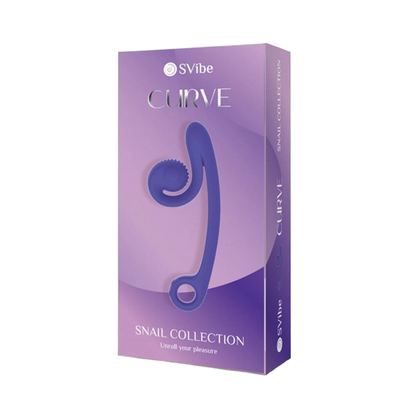 SVibe Snail CURVE vibrator, purple