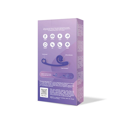 SVibe Snail CURVE vibrator, purple