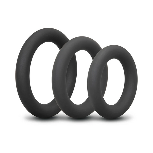 b-Vibe Snug Ring Swole 3-Pack Thick Silicone Cock Ring