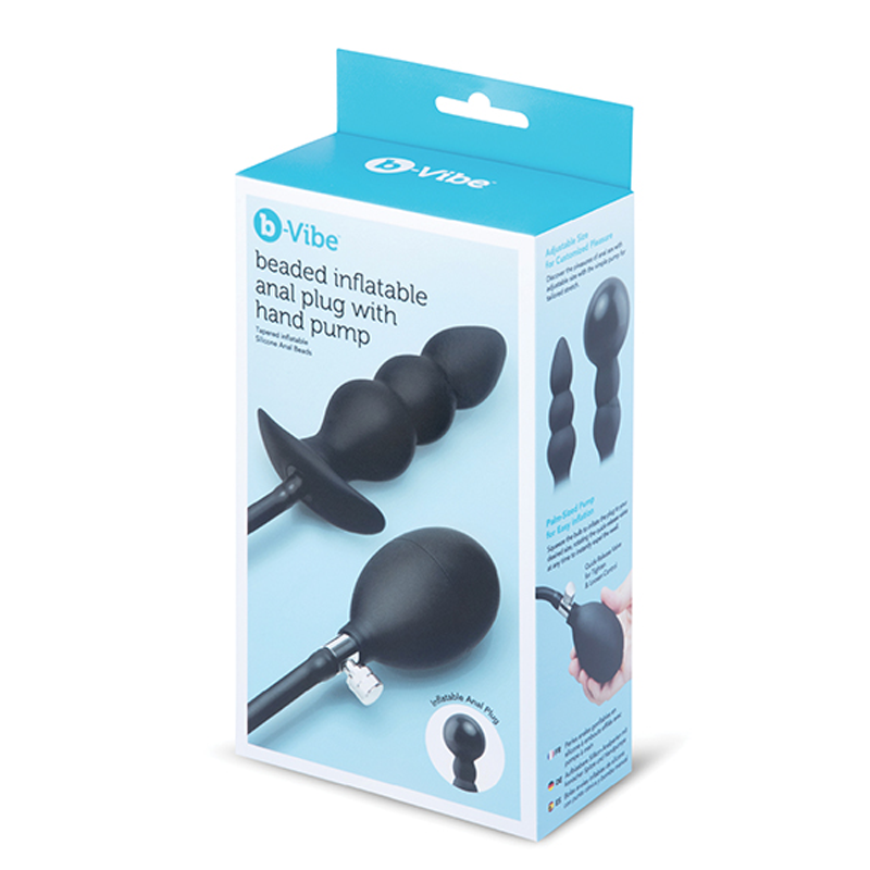 TESTER - B-VIBE INFLATABLE ANAL PLUGS