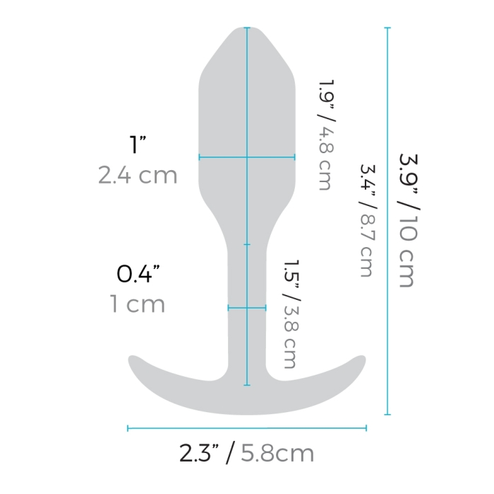 TESTER - VIBRATING SNUG PLUG | S | ORANGE