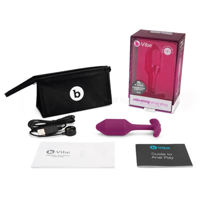 TESTER - VIBRATING SNUG PLUG 2 ROSE