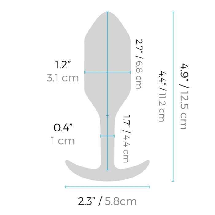 TESTER - VIBRATING SNUG PLUG 2 ROSE