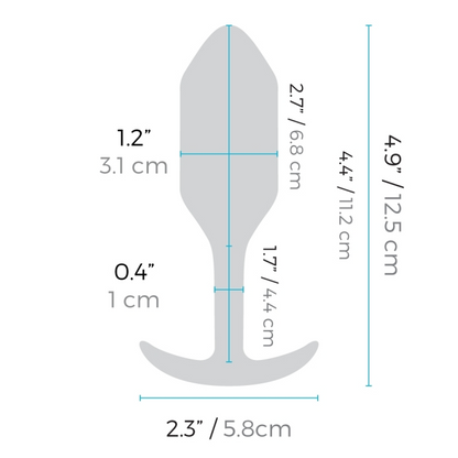 TESTER - VIBRATING SNUG PLUG 2 ROSE