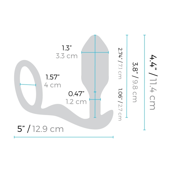 TESTER - VIBRATING SNUG & TUG | M | BLACK