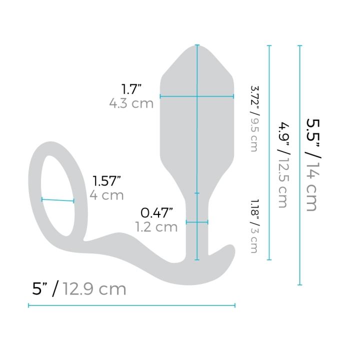 TESTER - VIBRATING SNUG & TUG | XL | BLACK