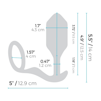 TESTER - VIBRATING SNUG & TUG | XL | BLACK