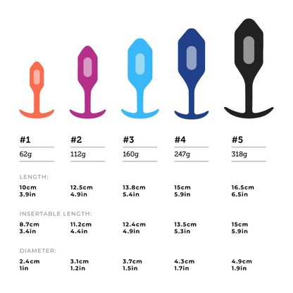 TESTER - VIBRATING SNUG PLUG | L | BLUE