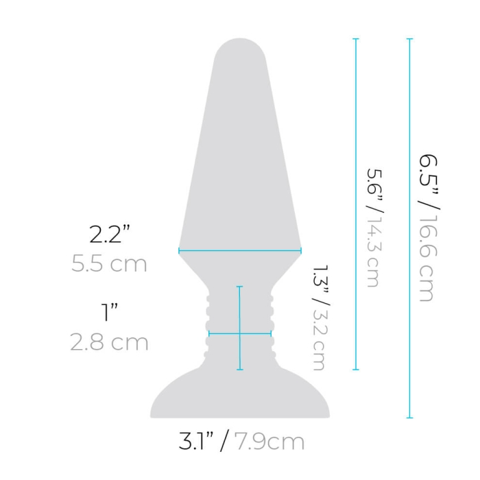 TESTER - RIMMING PLUG XL | BLACK