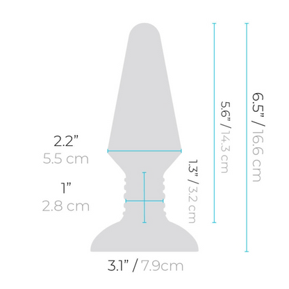 TESTER - RIMMING PLUG XL | BLACK