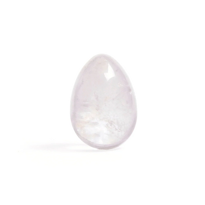Clear Quartz - Medium Yoni Egg - Drilled
