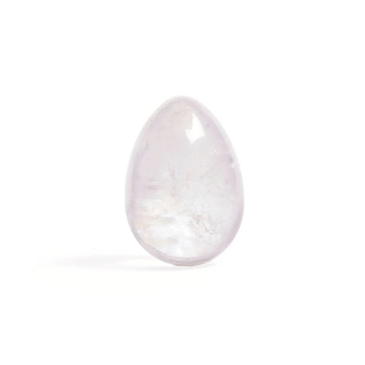 Clear Quartz - Medium Yoni Egg - Drilled