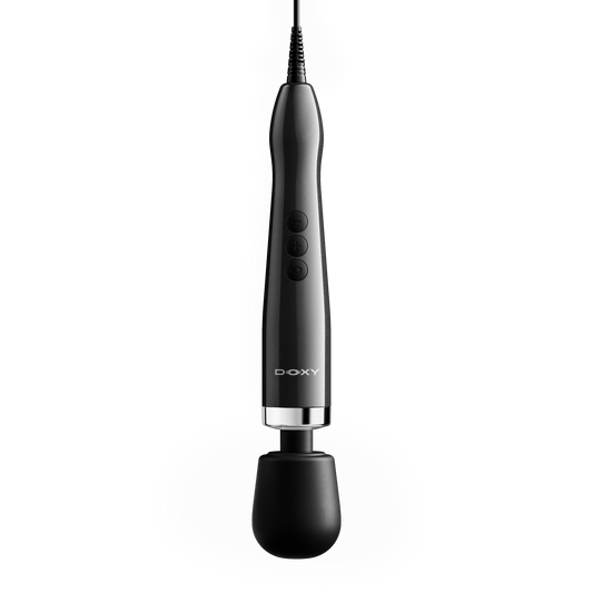 Doxy Die Cast Max Plug-In Wand Massager (Black)