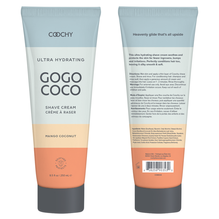 Ultra Hydrating Shave Cream Mango Coconut - Sexy Living