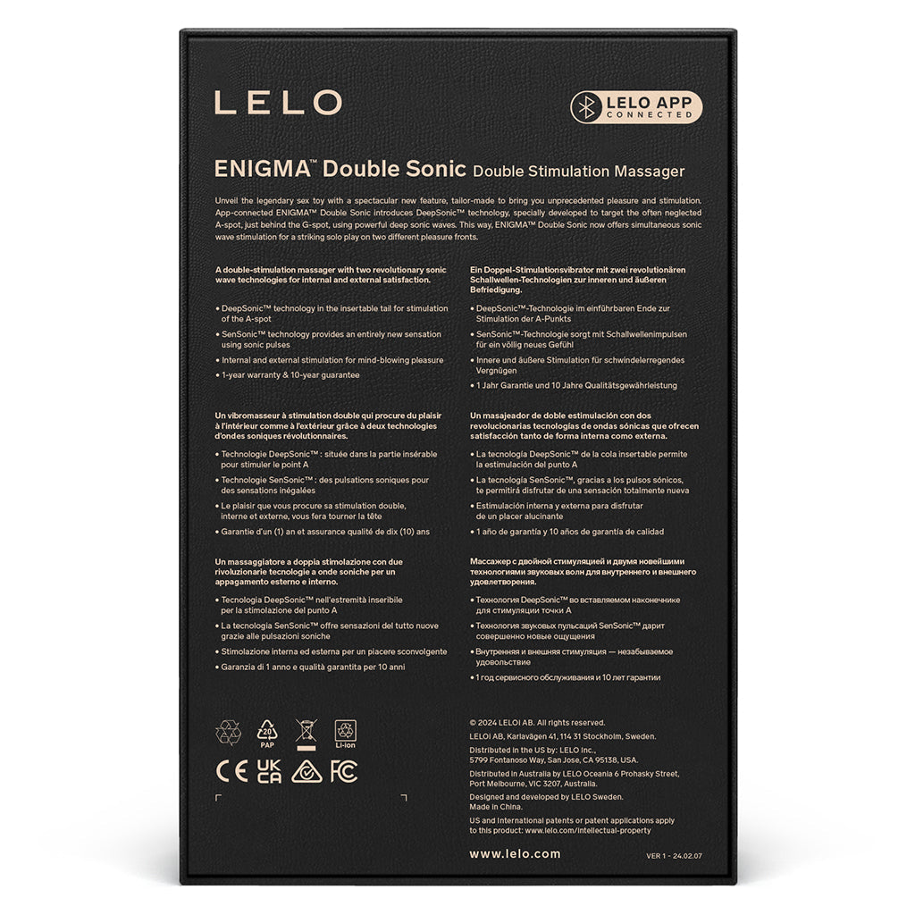 TESTER - Enigma Double Sonic Black