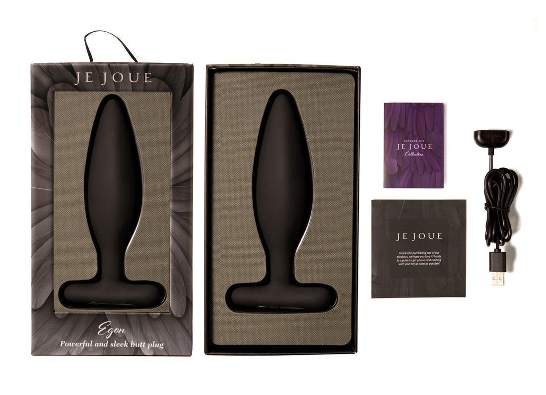 Vibrating Butt Plug Black - Sexy Living