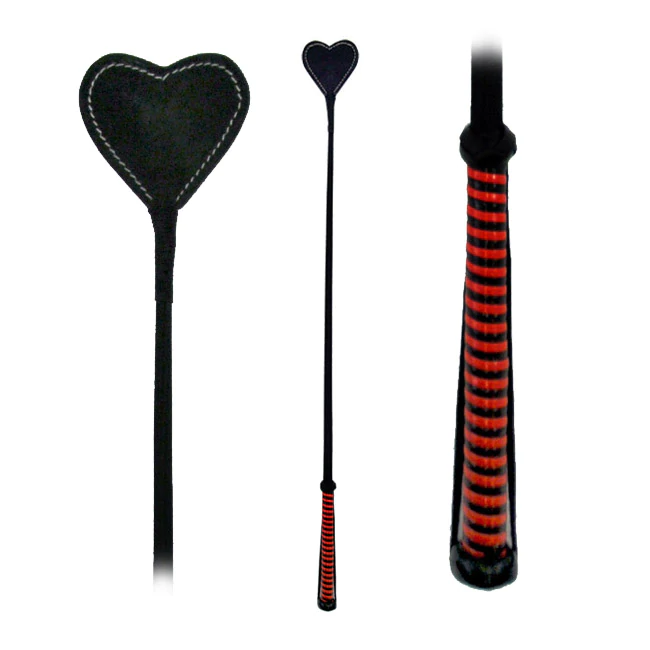 Riding Crop Heart Shaped Vegan Friendly - Sexy Living