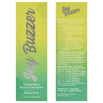 JOY BUZZER Clitoral Arousal Balm - Sexy Living